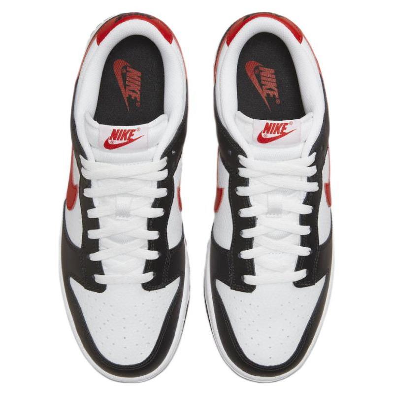 Nike Dunk Low Retro Roter Swoosh Panda Skate Schuhe Sneaker FB3354-001