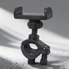 Phone Holder Clip for 4.5 to 7inch Devices Incorporating Protective Sponge for Secure Attachment on Bikes Motorcycles