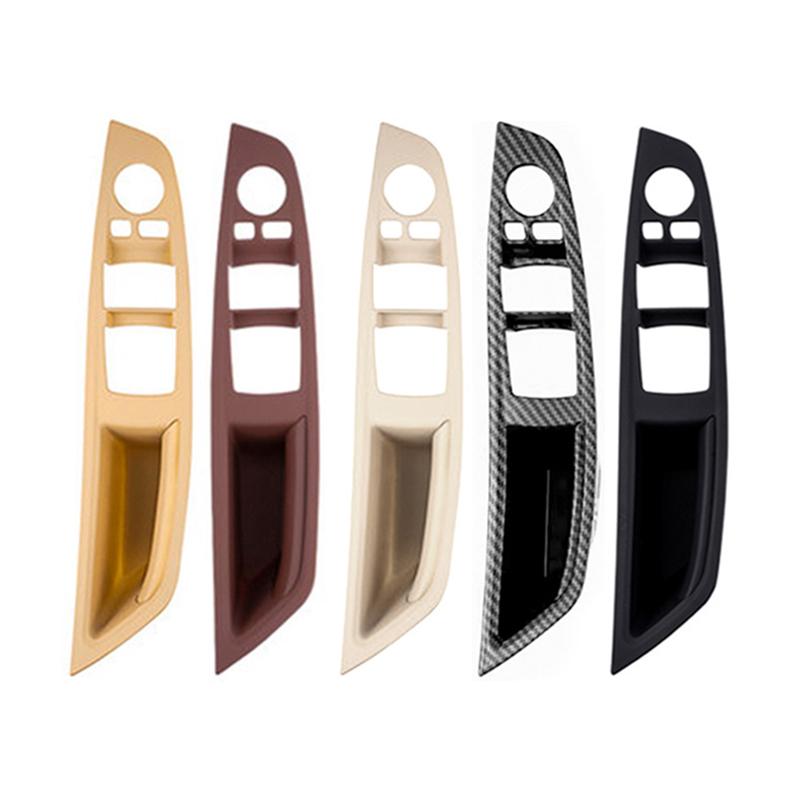 Car Interior Door Handle Panel Trim Cover Armrest Protective Sticker for BMW 2011-2017 5 Series F10 F18 F11 Left Hand Drive Only