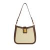 Women's Trendy Fashion Cowhide Crossbody Underarm Bag: French Niche Design Shoulder Bag