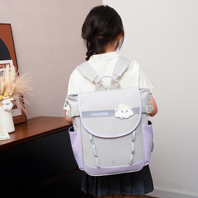 High value small fresh sweet contrasting color backpack kindergarten 1-3 students lightweight mini backpack