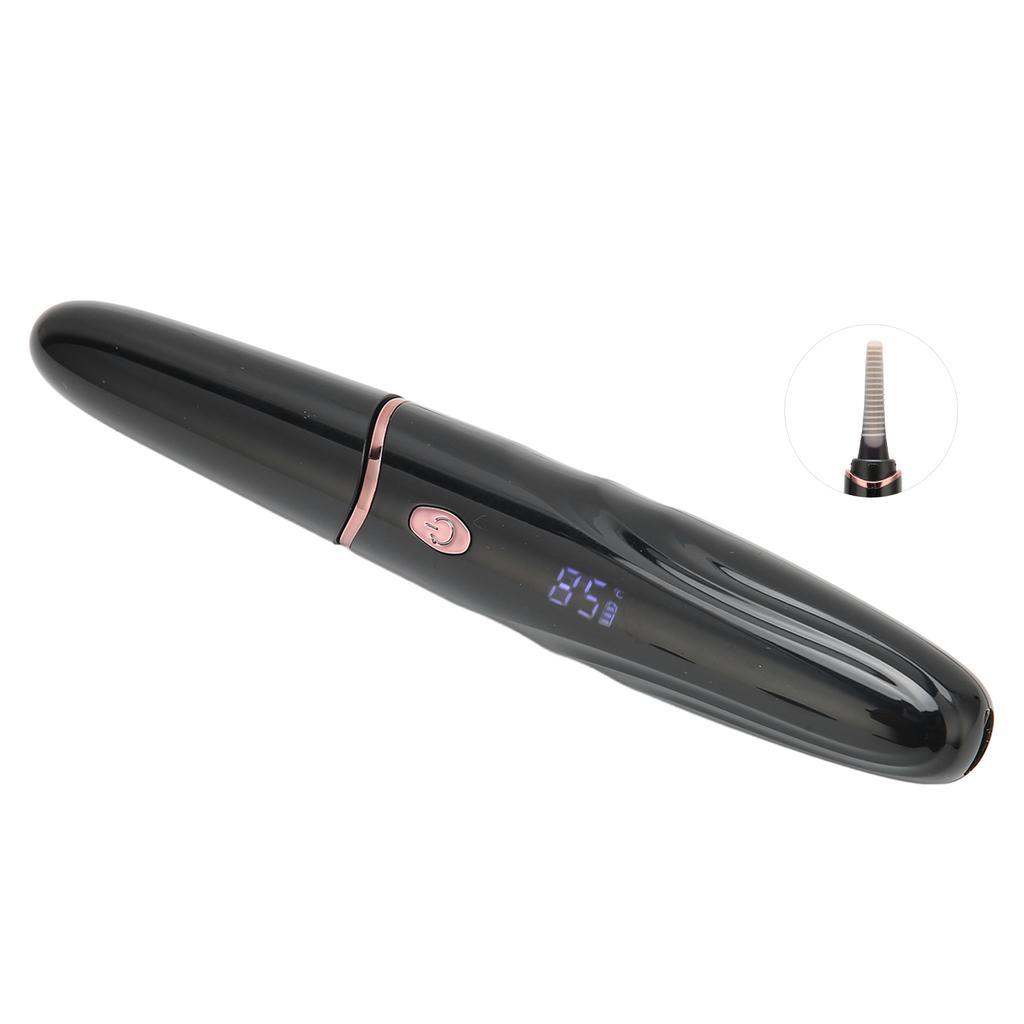 Ondulator de gene încălzit Încălzire rapidă Reîncărcabil USB Instrument electric de curbare a genelor cu afișaj LED