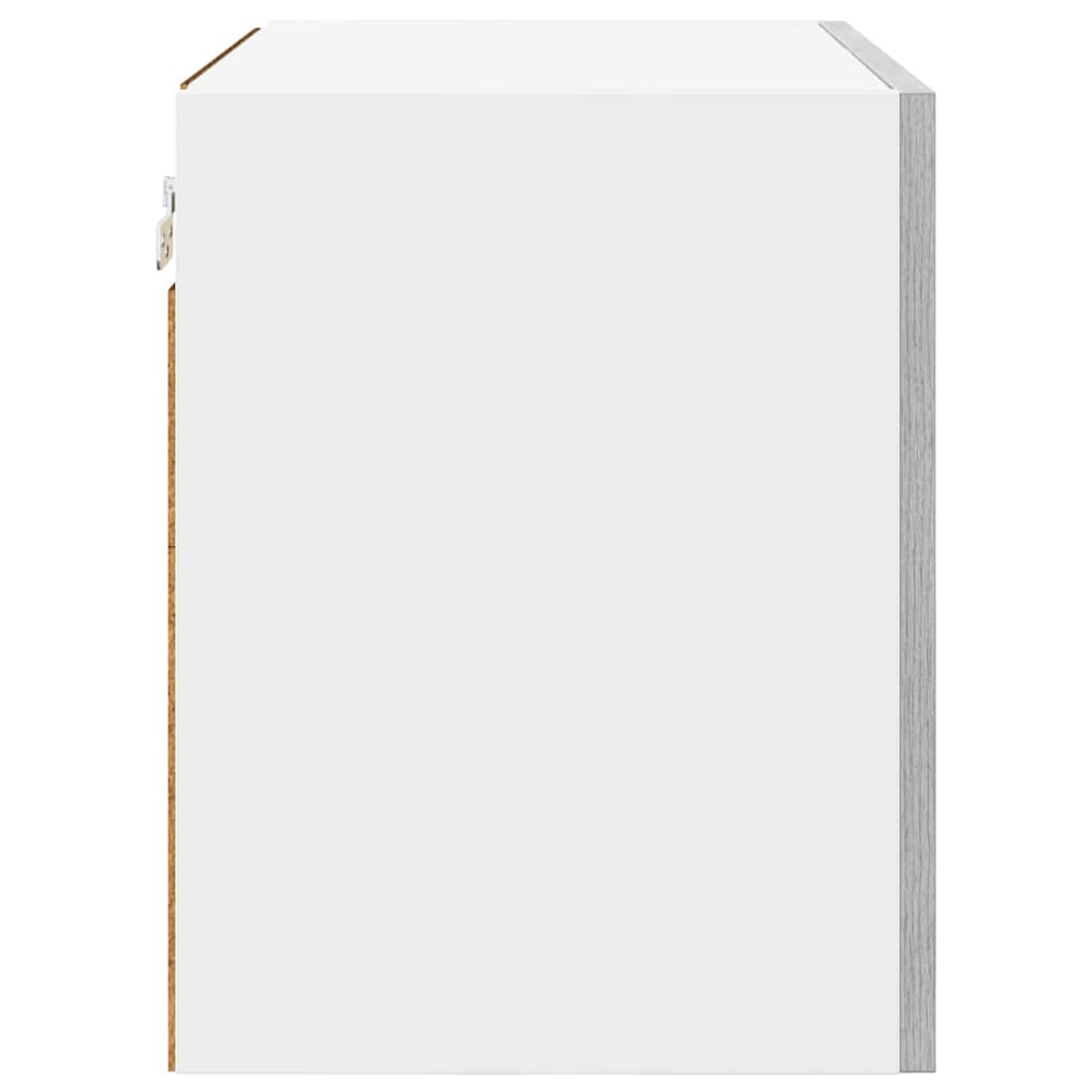 Hanging Cabinet Grey Sonoma and White 50 x 31 x 40 cm Particleboard