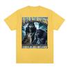 Alpha in den Straßen Kätzchen im Bett T-Shirt Lustige Werwolf Meme T-Shirts Unisex Damen Lässiger Komfort Baumwolle Übergroßes T-Shirt