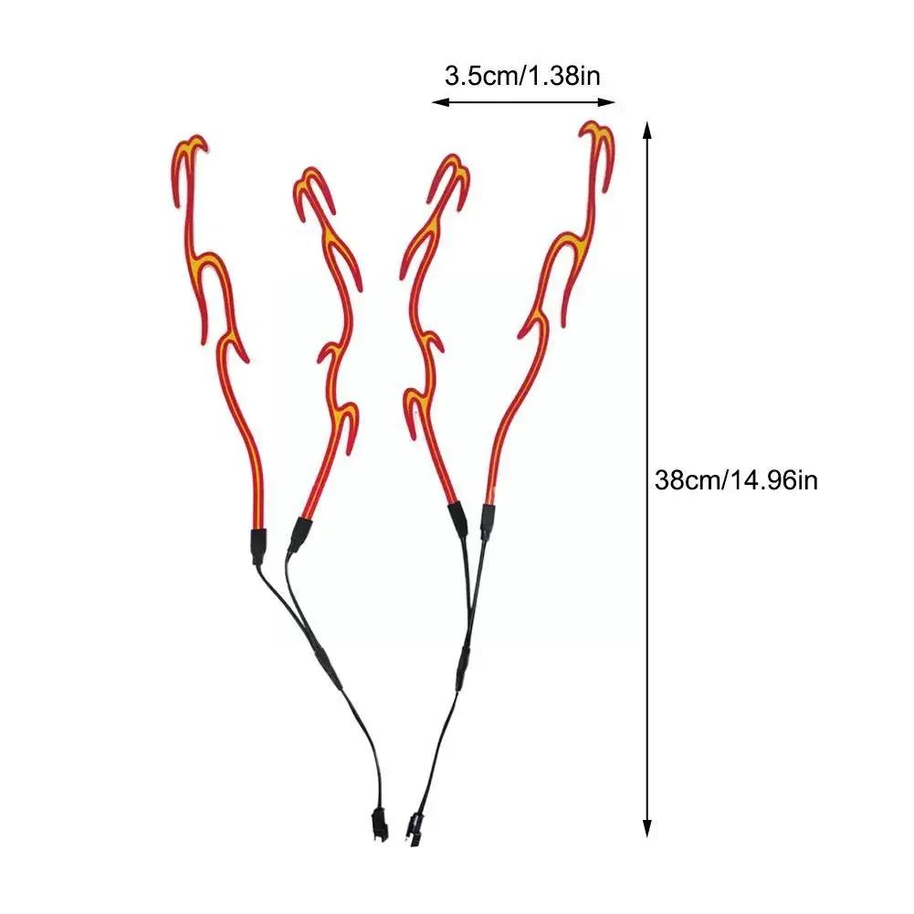 

Шлем 4 в 1 светодиодный комплект для шлема с холодным светом, фонарь для велосипедного шлема, светящаяся сигнальная наклейка, ночной сигнал для езды на шлеме, фонарь DIY D
