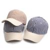 ins trendy versatile sunshade sun hat classic checkerboard printing baseball cap children