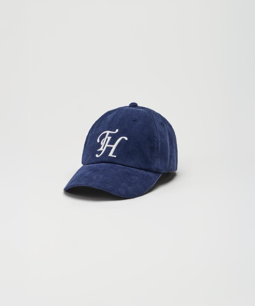 Teulaepighamoni Corduroy Th Logo Deep-Fit Ballcap_Navy