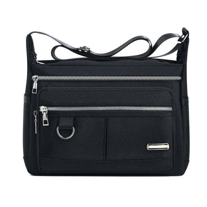 Large Capacity Business Men's Bag Water-repellent Shoulder Bag Commuter Crossbody Bag