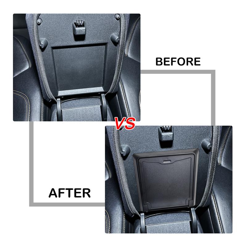 For Ford Bronco 6th Gen Armrest Hidden Box Car Storage Organizer Center Console Hidden Storage Box ABS Car Tray