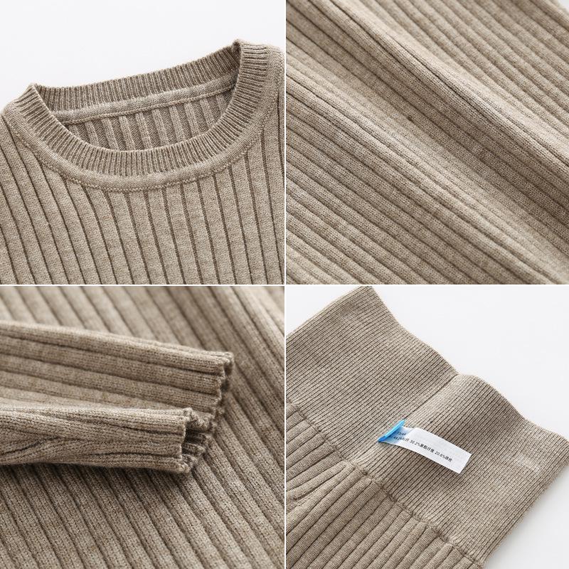 Herbst/Winter Baby Strickwoll-Pullover-Set