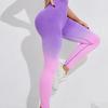 European & American Seamless Gradient Quick-Dry Yoga Pants - Nine-Point Length