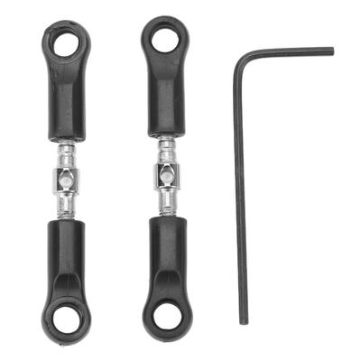 2Pcs RC Steering Tie Rod Adjustable PA Steel High Strength Accurate 116 Camber Links for SCY 16101