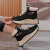 Winter new velvet high-top cotton shoes platform short boots waterproof and non-slip snow boots DKV