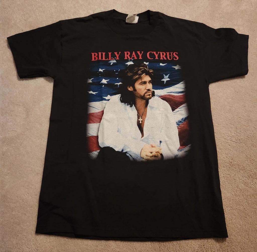 Billy Ray Cyrus Album Cover Neues Sommer Unisex T-Shirt Unisex Rundhals 100% Baumwolle Kurzarm Y2k Oversized Mode Beliebtes T-Shirt