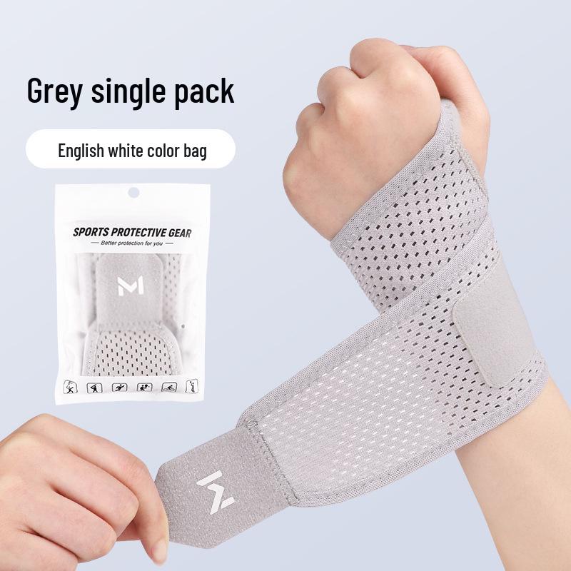 

Unisex Thin Wrist Support for Sports, Sprains & Tendon Strain - Sweat-Absorbent for Badminton & Tennis One Size