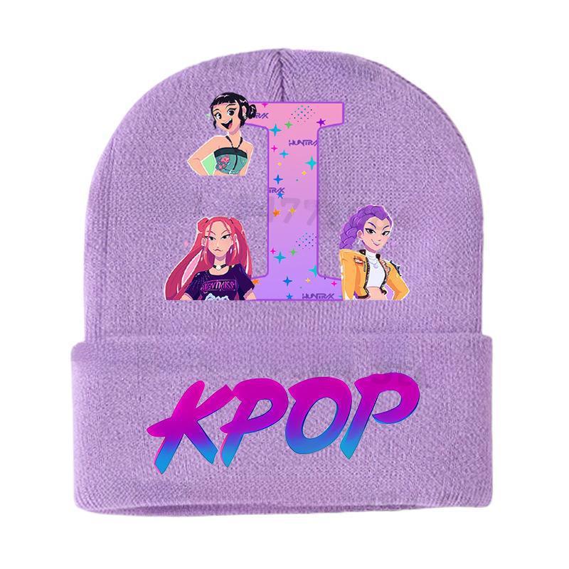 Dämonentöter KPOP Kinder Wollstrickmütze - Cartoon Anime Design