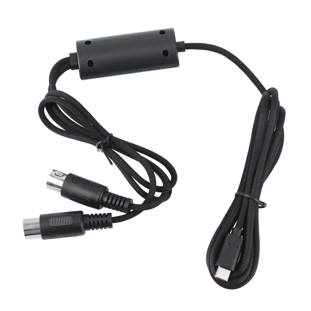 Buy 2M USB C MIDI Cable with Type C to USB Adapter for Music Keyboard PC Laptop MIDI to USB C