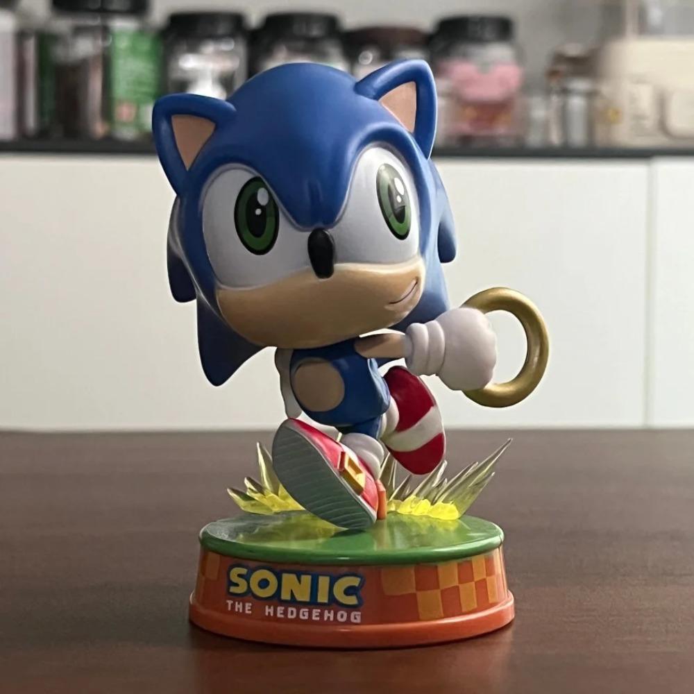 11CM Anime PVC Best Selling Sonic Character Toy Hedgehog Shadow Tail Action Doll Model Kids Animal Toy Birthday Gifts