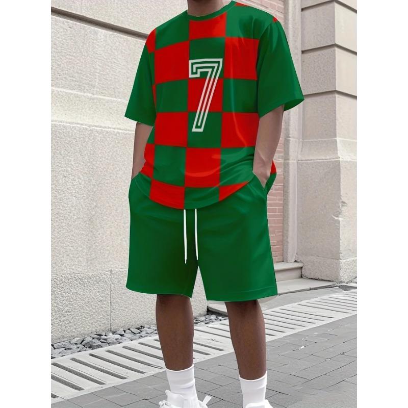 Summer fashion men s suit T-shirt sports casual street fashion Harajuku round nec XXS