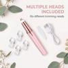 Xorita Rechargeable Electric Eyebrow Trimmer & Pencil - Portable Grooming Tool for Face and Lips