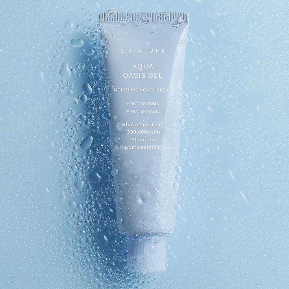 S.NATURE Aqua Oasis Moisturizing Gel Cream 80ml Lightweight Hydrating Cooling Soothing Skin Barrier Care