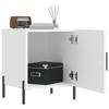 VidaXL Tables de chevet 2 pcs blanc 40x40x50 cm bois d’ingénierie 827581