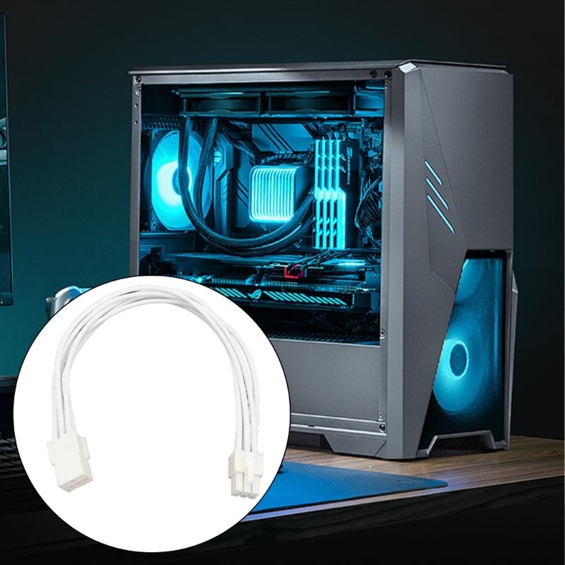 PCIExpress 6Pin Power Adapter Cable, 6Pin Male Female Video Card Power Extension Cables for Graphics Cards