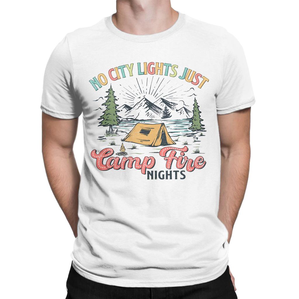 Camping Is My Therapy TShirt RV Campfire Graphic Tee for Outdoorsy People Relaxation  Nature Getaways T Shirts