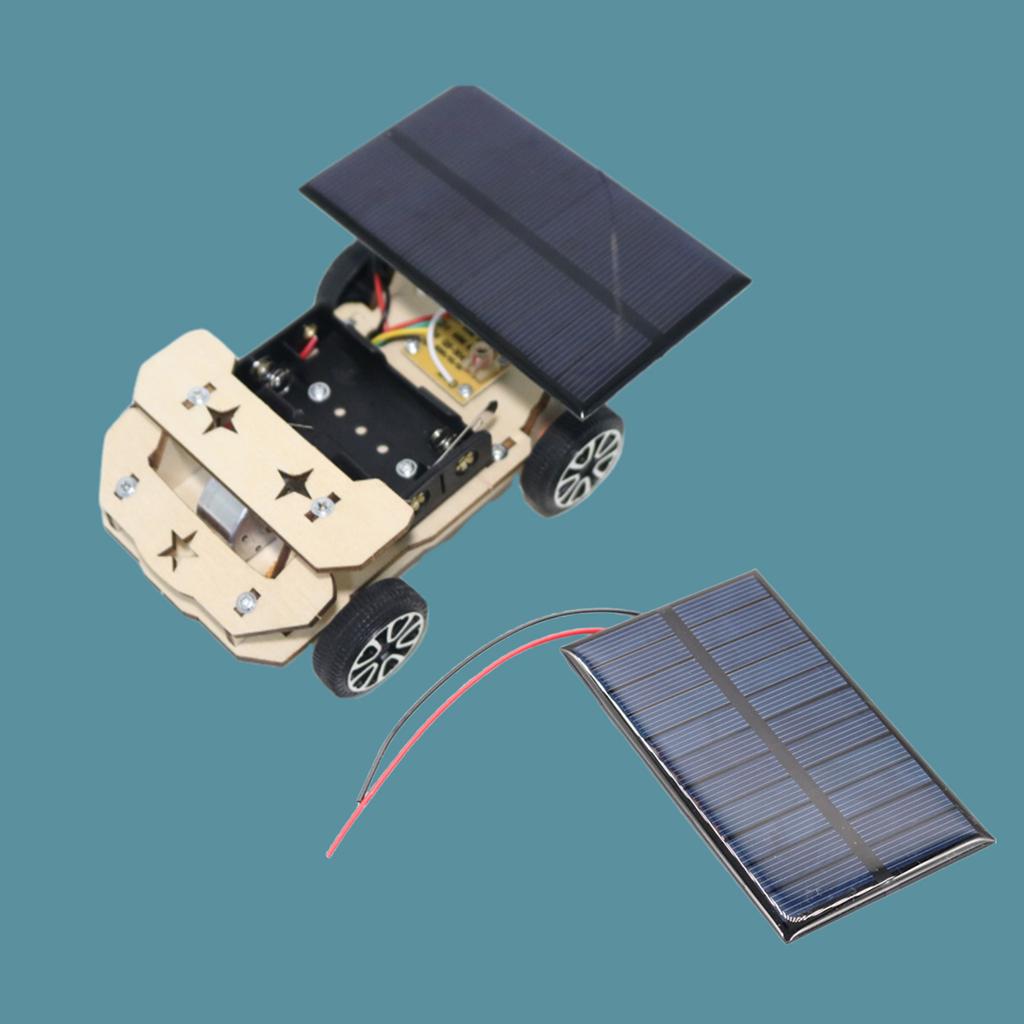 5V 120mA 0.8W Small Solar Plate Cell With Wire Polycrystalline Solar Cells Charging Panel Solar Cell Plate for Light