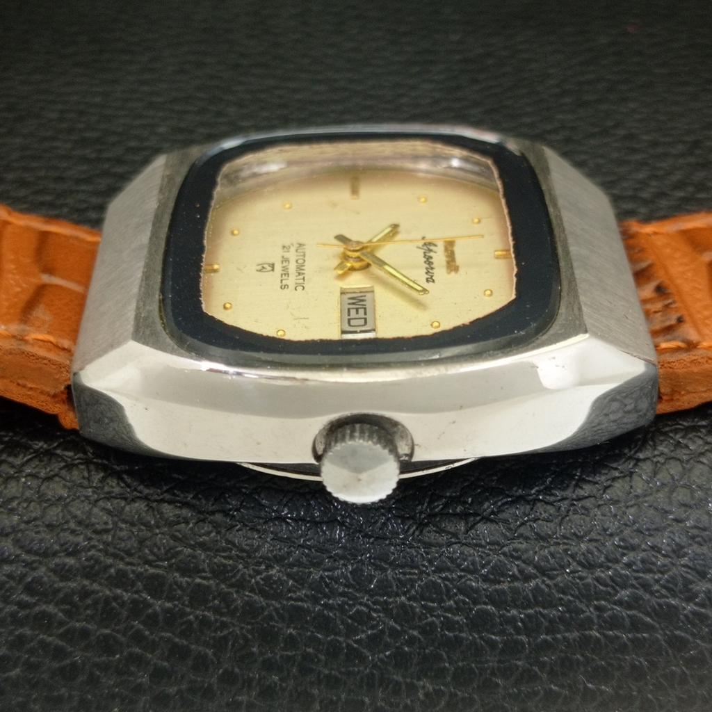 HMT APOORVA VINTAGE AUTOMATIC 6501 INDIAN MENS ORIGINAL DIAL WATCH a703293-1 R213a-a703293