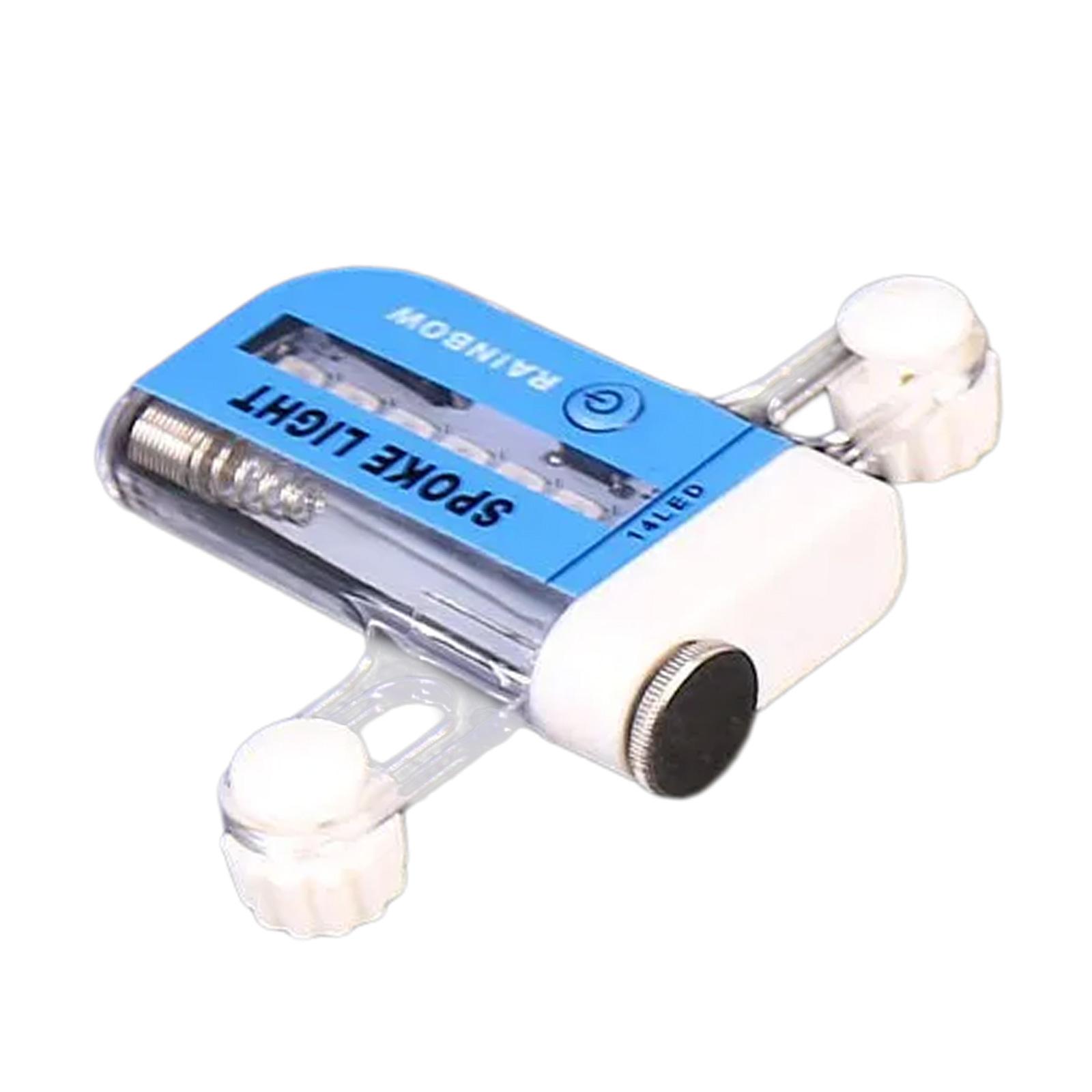 

Road Bike Wheel Lights LED Bike Spoke Lights 30 Patterns Waterproof Bicycle Rim Lights Bike Safety Warning Lamp синий