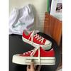 Thick-soled heightening canvas shoes female student muffin shoes 609