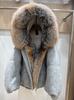 Winter New Luxury Fur Fox Big Fur Collar Hooded Down Jacket Women's Short Thickened Warm Loose Coat