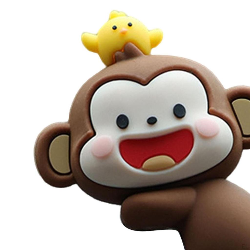 Small Monkey Figurine Computer Decoration 3D Craft Figure Car Accessories Lovey Miniature Statue for