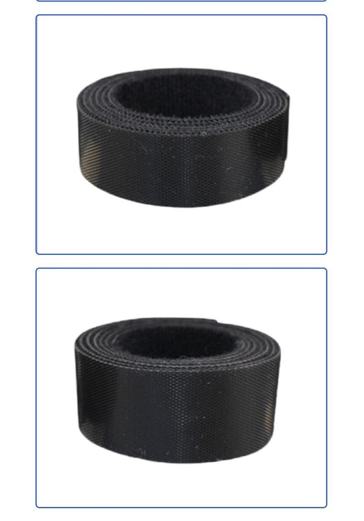 Velcro Back-to-Back Zip Tie with Self-Adhesive Hook for Bundling Cables and Wires