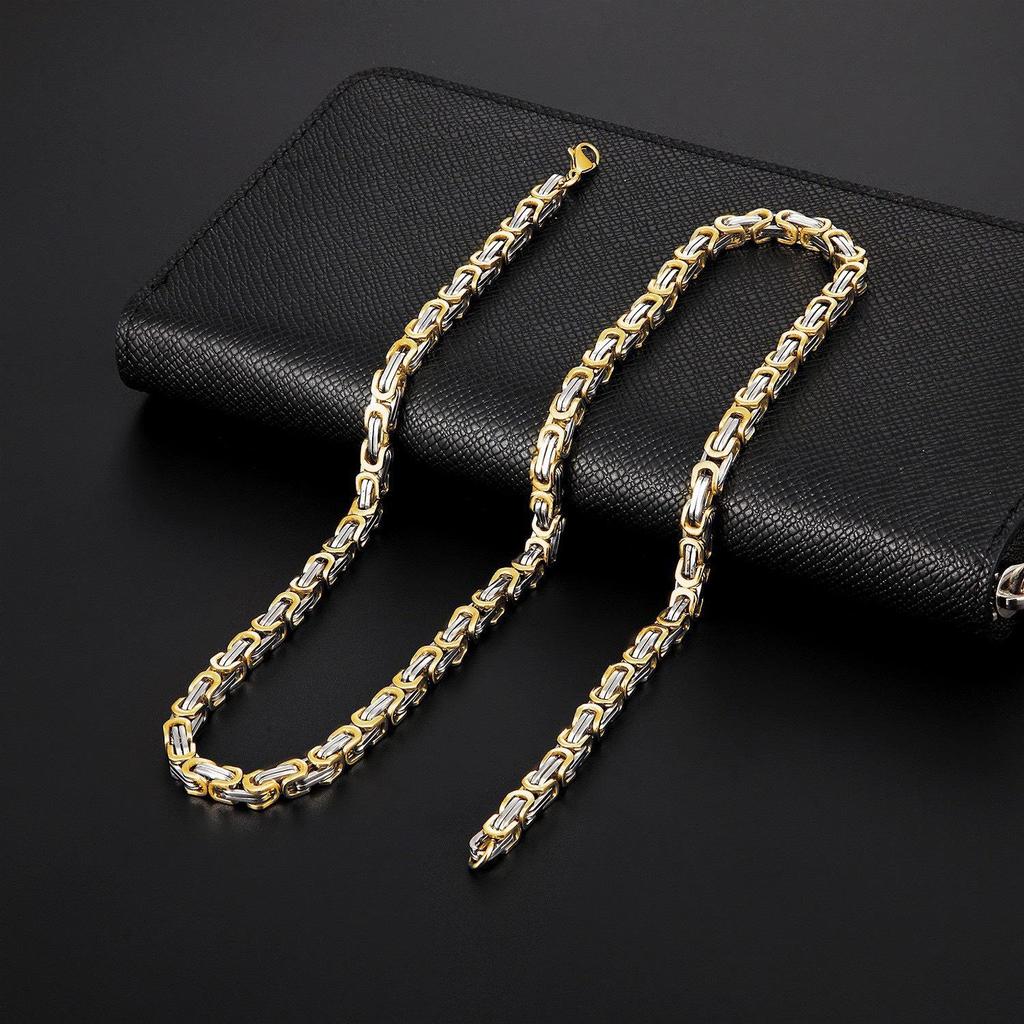 Creative Trendy Stainless Steel Men's Cuban Chain Necklace