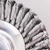 Round Weed Brush Cutter Head Knotted Steel Wire Weed Trimmer Disc Grass Trimmer Head  Garden Use