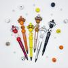 Office DIY Beaded Pen Set Creative Office Stationery Pen Best-Selling Cartoon Ballpoint Pen with Bow