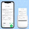 Portable Pocket Instant Photo Printer Bluetooth Thermal Printers Office Electronics Photos And Bills Printer