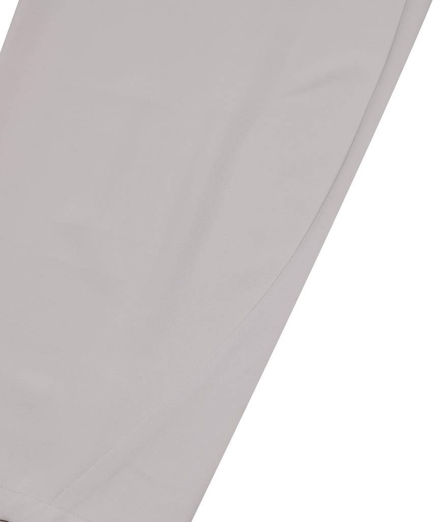 IRONYPORNO WHITELINE 86-Iro268 Basic Curved Wide Poly Pants Light Gray