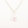 Rose Chalcedony Gemstone 925 Sterling Silver Jewelry Handcrafted Chain Pendant CP-25-13