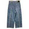 Jieda Jie-22W-PT01 Indigo Switching Over Denim Pants Bottoms 1 IndigoUsed