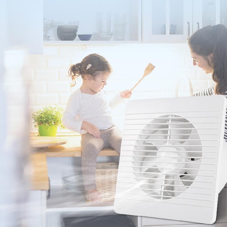 Etkili Egzoz Fanı 4 İnç Duvar Havalandırma Fanı Ev İçin Banyo Egzoz Fanı