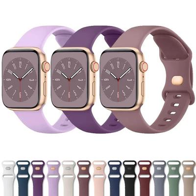 Curea Moale din Silicon pentru Apple Watch 10 9 8 7 6 5 4 3SE Brățară Strap pentru iWatch Ultra 49mm 45mm 46 41mm 40mm 44mm 38mm 42mm Bandă