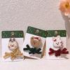 Hair Accessories Christmas Bangs Clip Children Christmas Hairpins Bow Hair Clips Kids Barrettes
