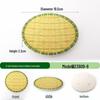 Nordic Style Melamine Bamboo Weave Round Plate