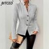Damen Vintage Lässige Einfarbige Print Herbst Winter Langarm Jacken & Mäntel