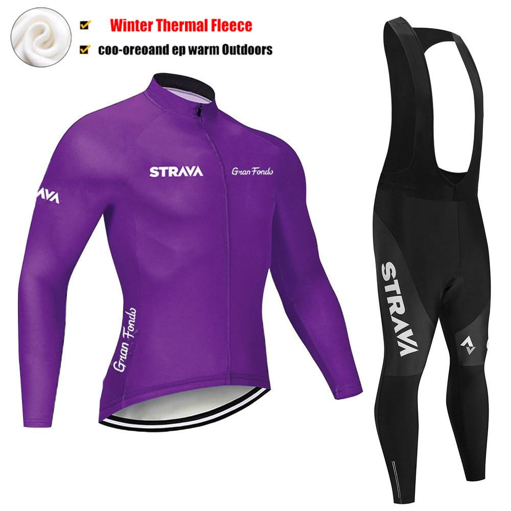 2026 Winter Fleece Warm Cycling Suit Set, Mountain Bike Cycling Suit Set Long Sleeve Men's Winter Cycling Pants Cycling Suit Fleece