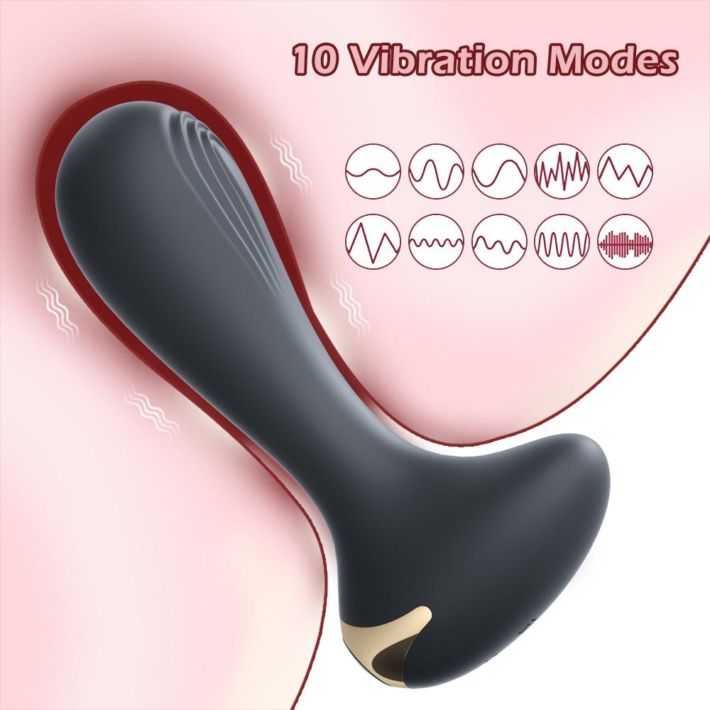 Anal Plug Vibrator Female erotic Butt Plug for Women Male Female Buttplug Silicone Sex Toys for Man or