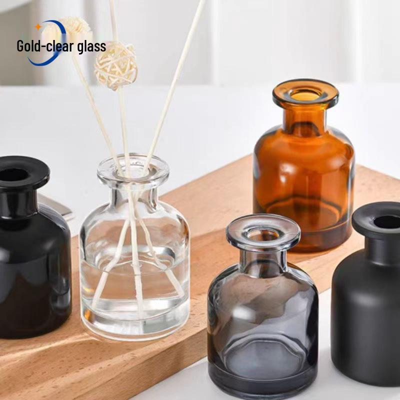 100ml Matte Black Aroma Diffuser Bottle with Multi-color Customization, Free Glass Bottle Sample Included, MOQ 1.